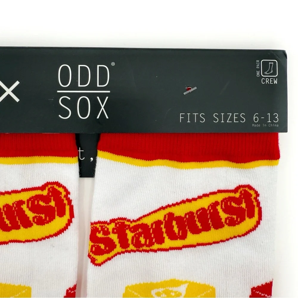 Odd Sox Starburst Candy Crew Socks Mens Womens Fun Novelty Gift Logo Colorful